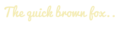 Image with Font Color F4ECB4 and Background Color FFFFFF
